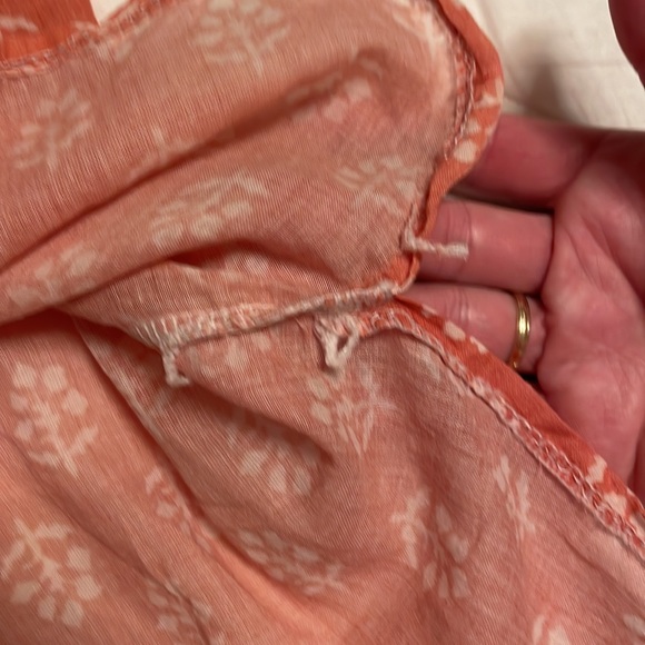 Women's Coral Button Down Shirt - Picture 11 of 11